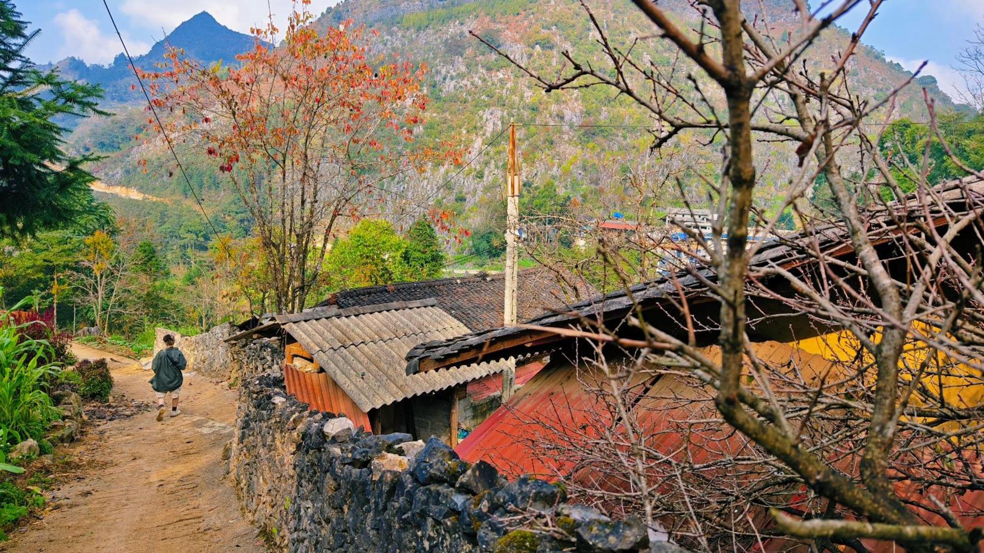 Nha Co Lao Xa Homestay Hmong & Bungalow Air Conditioner Dong Van  Exterior foto